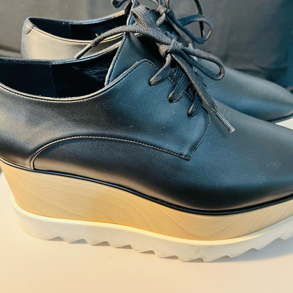 Stella McCartney Elyse Lace Up Platforms - Picture 3 of 16